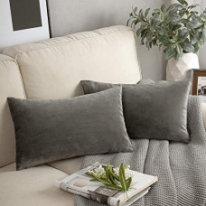 Deals and Offers on - Phantoscope Pack of 2 Velvet Decorative Throw Pillow Covers Soft Solid Square Cushion Case Deals, Discounts & Offers on - Phantoscope Pack of 2 Velvet Decorative Throw Pillow Covers Soft Solid Square Cushion Case