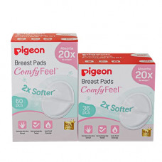 Deals, Discounts & Offers on Baby Care - Pigeon Breast Pads Comfy Feel, White, 96 Count (Y001)