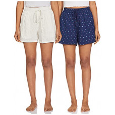 Deals, Discounts & Offers on Women - [Size S] Indigo Women's Bermuda Shorts Western Rayon Casual
