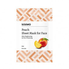 Deals, Discounts & Offers on Beauty Care - Amazon Brand -Solimo Face Sheet Mask, Peach
