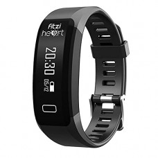 Deals, Discounts & Offers on Mobile Accessories - (Renewed) Ziox Fitzi Heart Fitness Band (Black)
