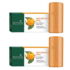 Deals, Discounts & Offers on Beauty Care - Biotique Bio Orange Peel Revitalizing Body Soap, 150g (Pack Of 2)