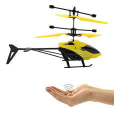 Deals, Discounts & Offers on  - Krishna Mart Exceed Induction Flying Helicopter Toy with Hand Motion Detector Sensor & Folding Blades and Charging Toys with 3D Light Game Indoor Outdoor Play