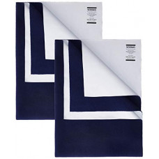 Deals, Discounts & Offers on Baby Care - Amazon Brand - Solimo Baby Water Resistant Dry Sheet, Small, 70cm x 50cm, Navy Blue, Set of 2