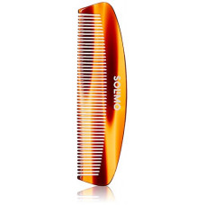 Deals, Discounts & Offers on Beauty Care - Amazon Brand - Solimo Handmade Turtle Shell Brown Curved-Edge Fine-Tooth Comb, 12 cm x 3 cm