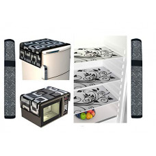 Deals and Offers on - FACTCORE Kitchen Combo Fridge Top Cover Set (Black Box Oven Combo) Deals, Discounts & Offers on - FACTCORE Kitchen Combo Fridge Top Cover Set (Black Box Oven Combo)