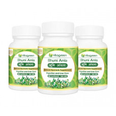 Deals, Discounts & Offers on  - VitaGreen Bhumi Amla For Liver Cleanse and Detox, 500 mg. 180 Capsules (Pack of 3) 100% Herbal supplement