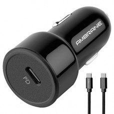 Deals, Discounts & Offers on Mobile Accessories - Ambrane 20W Fast Charging Type C Car Charger with Power Delivery (PD) Technology + Free Type C Cable (ACC83 Pro, Black)