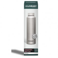 Deals, Discounts & Offers on  - LivEasy Essentials Stainless steel bottle | Lightweight | Environment Friendly | Stylish Bottle Made For Keeping Water & Beverages Hot Or Cold Whole Day (Silver) - 1000 ML