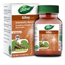Deals and Offers on - DABUR Giloy Tablet- Immunity Booster | Helps in Blood Purification (60 + 20 tablets Free) Deals, Discounts & Offers on - DABUR Giloy Tablet- Immunity Booster | Helps in Blood Purification (60 + 20 tablets Free)