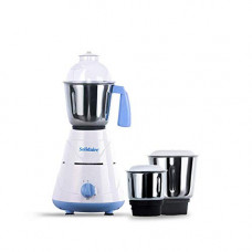 Deals and Offers on - (Renewed) Solidaire 550-Watt Mixer Grinder with 3 Jars (White and Blue) Deals, Discounts & Offers on - (Renewed) Solidaire 550-Watt Mixer Grinder with 3 Jars (White and Blue)