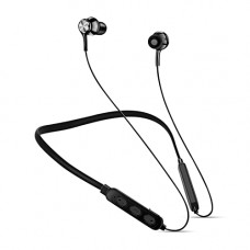 Deals, Discounts & Offers on Headphones - Neckband Bluetooth Headphones, Sport Wireless Bluetooth Earphone with Mic,Waterproof with Magnetic in Ear Earbuds,10Hrs Playtime Bluetooth V5.0 Hi-Fi Sound (Black)