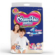 Deals, Discounts & Offers on Baby Care - MamyPoko Pants Extra Absorb Baby Diaper, Extra Large (52 Count)