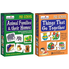 Deals, Discounts & Offers on Toys & Games - Creative's Educational Aids 0620 Animal Families and Their Homes & Things That Go Together