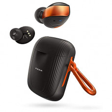 Deals, Discounts & Offers on Headphones - TCL ACTV500 in-Ear True Wireless Earbuds (TWS) with Bluetooth 5.0, Rich Bass, Noise Isolation, 33Hrs Playtime, IPX7 Waterproof, 10mm Drivers, One Step Pairing & Easy Access Controls with Mic - Black