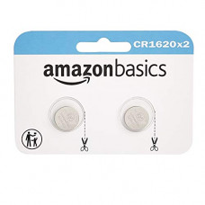 Deals, Discounts & Offers on Electronics - AmazonBasics CR1620 Lithium Coin Cell, 2-Pack