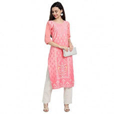 Deals, Discounts & Offers on Women - [Size S] Pop Mantra Women's Crepe Regular Kurta