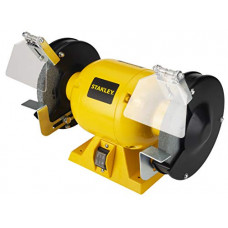 Deals, Discounts & Offers on Hand Tools - STANLEY STGB3715 373W 152mm Bench Grinder (Yellow) with 2 Eye Shields