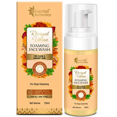 Deals, Discounts & Offers on Beauty Care - Oriental Botanics Rivayat Ubtan Foaming Face Wash, For Clear and Radiant Skin 120 ml