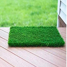 Deals, Discounts & Offers on Outdoor Living  - FRESH FROM LOOM 35mm Natural Looking Artificial Grass Mats Carpet (Green, 1 X 2 Feet)
