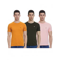 Deals, Discounts & Offers on Men - [Size M] Cazibe Men's Plain Regular Fit T-Shirt