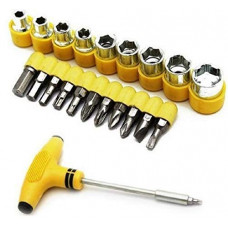 Deals, Discounts & Offers on Hand Tools - MONIL Fashion T Shaped Spanner Wrench Screwdriver Set Magnetic Set Socket Spanner Hand Tools