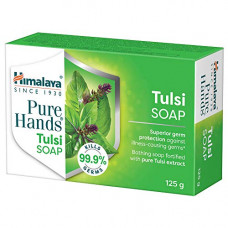 Deals, Discounts & Offers on Beauty Care - Himalaya Pure Hands Tulsi Soap, Superior germ protection (Grad 1 bath Soap - 76% TFM) - 125 g (Pack of 6)