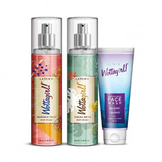 Deals, Discounts & Offers on Beauty Care - Layer'r Wottagirl Mandarin Twist Body Splash 135ml with Tuscan Green Body Splash 135ml & Get Face Wash 100ml