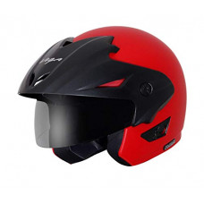 Deals, Discounts & Offers on  - Vega Cruiser W/P Open Face Helmet (Dull Red, Medium)