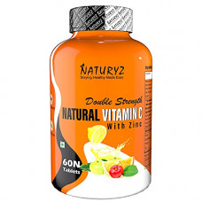 Deals, Discounts & Offers on  - Naturyz Double Strength Natural Vitamin C & Zinc Supplement 1250 mg with Amla, Acerola Cherry, Citrus Bioflavonoids