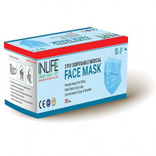 Deals, Discounts & Offers on  - INLIFE 3ply Non Woven Disposable Face Mask
