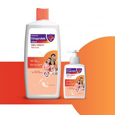 Deals, Discounts & Offers on Health & Personal Care - Asian Paints Viroprotek Allura Liquid Handwash Skin Care Combo Pack of 2 (2 Bottles, 200 ml + 1 L), neutral