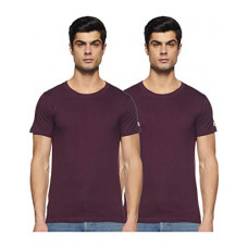 Deals, Discounts & Offers on Men - [Size L] Chromozome Men's Cotton T-Shirt (Pack of 2)