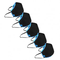 Deals, Discounts & Offers on  - Fastrack Men's Cotton Face Mask (5 Set) (M0001NBK05_Black_M (Pack of 1))