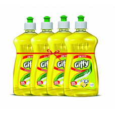 Deals, Discounts & Offers on  - Giffy Lemon & Active Salt Concentrated Dish Wash Gel, 500ml (Pack of 4)