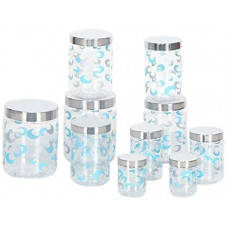 Deals, Discounts & Offers on  - Steelo Selo Kitchen Storage Container Set, Safe Plastic, 10-Pieces