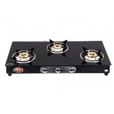 Deals, Discounts & Offers on  - Suryaflame Glass Top 3 Burner Gas Stove 3B EXCEL MS AUTO Ignition (ISI MARKED CE MARKED) with Doorstep Service