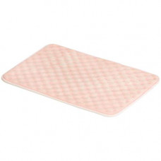 Deals, Discounts & Offers on  - AmazonBasics Polyester Rippled Memory Foam Bath Mat - Pink, Small