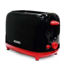 Deals, Discounts & Offers on  - AGARO - 33406 Olympia 750-Watt 2-Slice Pop-Up Toaster with 7 Toasting Settings & Removable Crumb Tray (Black)