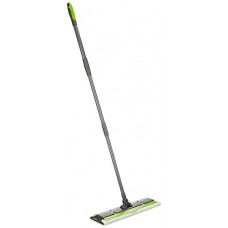 Deals, Discounts & Offers on Home Improvement - Amazon Brand - Presto! Microfibre Flat Mop with Clip-in Cloth Refill