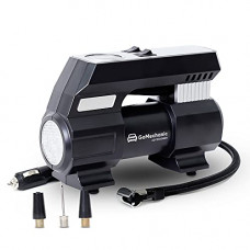Deals, Discounts & Offers on  - GoMechanic Gusto Digital Car Tyre Inflator - 150 psi, 12V DC Portable Air Compressor with LED Light and Carry Bag