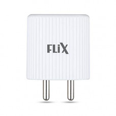 Deals, Discounts & Offers on Mobile Accessories - FLiX (Beetel) Rise 2.1 10W Dual USB Smart Charger, Made in India, BIS Certified, Fast Charging Power Adaptor with Cable