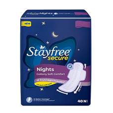 Deals, Discounts & Offers on Personal Care Appliances - Stayfree Secure Night Sanitary Napkins For Women, Pack of 40 Scent: unscented