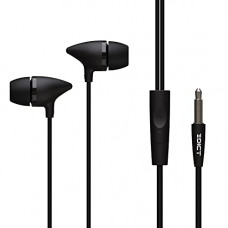 Deals, Discounts & Offers on Headphones - EDICT by Boat Strikers EEP01 Wired in Ear Earphone with Mic (Black)