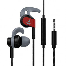 Deals, Discounts & Offers on Headphones - boAt Bassheads 242 in Ear Wired Earphones with Mic(Active Black)