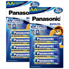 Deals, Discounts & Offers on Electronics - Panasonic EVOLTA Alkaline AA Battery, Pack of 8