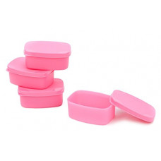 Deals, Discounts & Offers on  - Signoraware Cute Plastic Container Set, 100ml, Set of 4, Pink