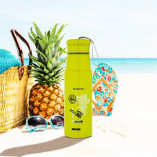 Deals, Discounts & Offers on  - DUBBLIN My Tube Premium Stainless Steel Double Wall Vacuum Insulated BPA Free Water Bottle, Sports Thermos Flask Keeps Hot 12 Hours, Cold 24 Hours (Green 400 ML)