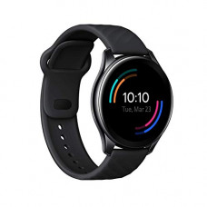 Deals, Discounts & Offers on Mobile Accessories - OnePlus Watch Midnight Black: 46mm dial, Warp Charge, 110+ Workout Modes, Smartphone Music,SPO2 Health Monitoring & 5ATM + IP68 Water Resistance (Currently Android only)