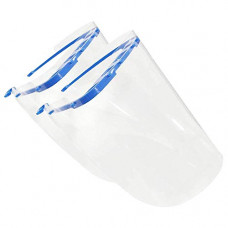 Deals, Discounts & Offers on  - Buildskill B02FS02 Buildskill Reusable Flexible Face Shield Ear Cover, Combo Pack (2 Headband + 4 Visor) 300 Micron Transparent Anti-Fog Visor Full Face & Ear Safety Cover (Pack of 6)